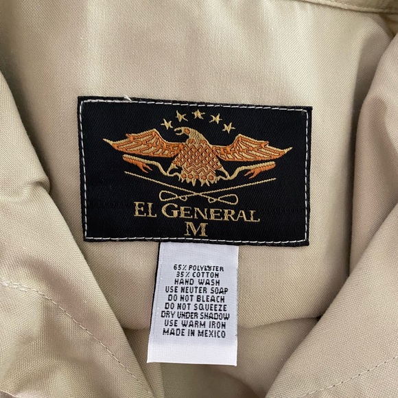 El General Country western, equestrian.  Mens button down shirt nwot - Picture 3 of 12